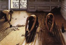 Gustave Caillebotte The Floor-Scrapers Spain oil painting art